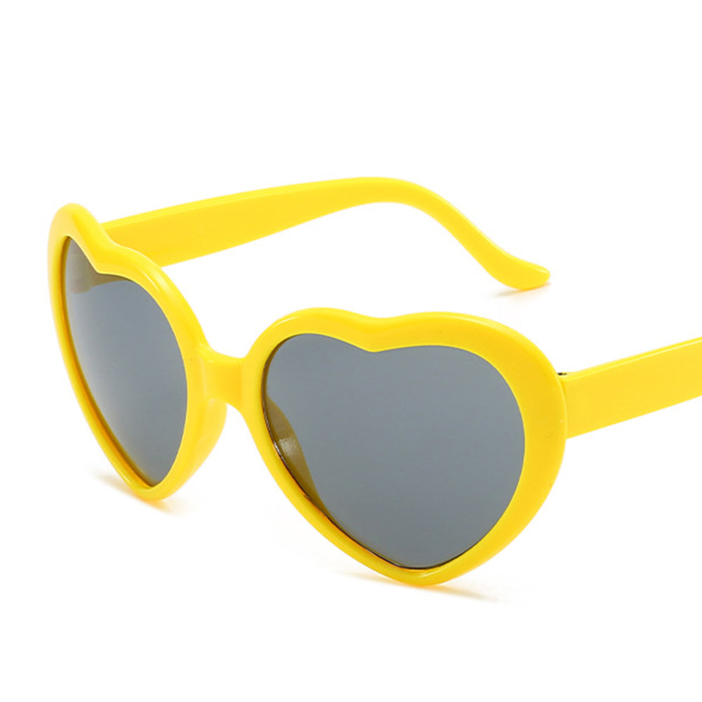 Heart-Shaped Diffraction Glasses – UV Protection Sunglasses for Festivals & Special Occasions (2-Pack)