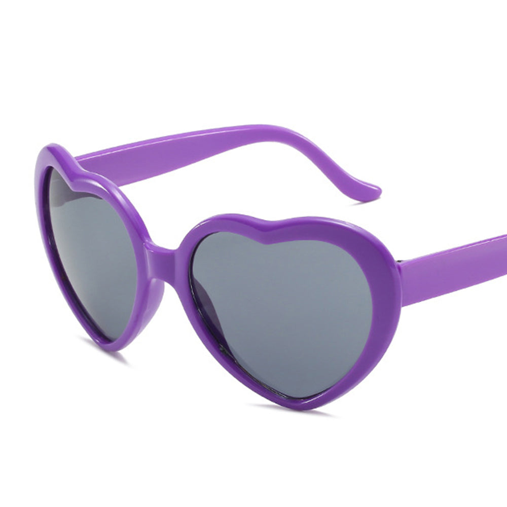 Heart-Shaped Diffraction Glasses – UV Protection Sunglasses for Festivals & Special Occasions (2-Pack)