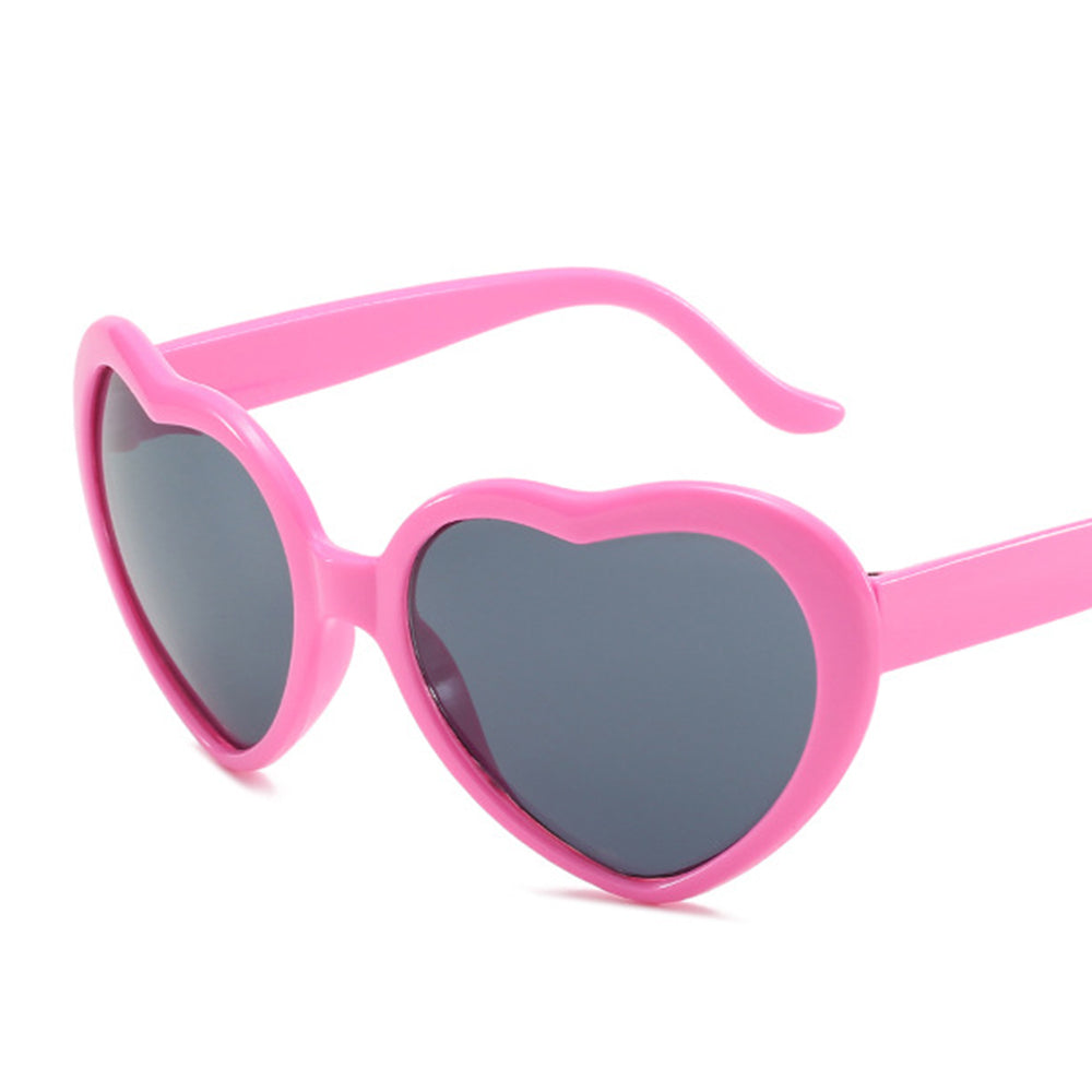 Heart-Shaped Diffraction Glasses – UV Protection Sunglasses for Festivals & Special Occasions (2-Pack)