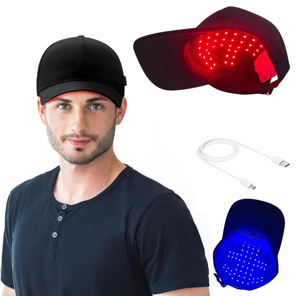Wearable Laser Cap for Hair Growth – Red Light Therapy for Men & Women