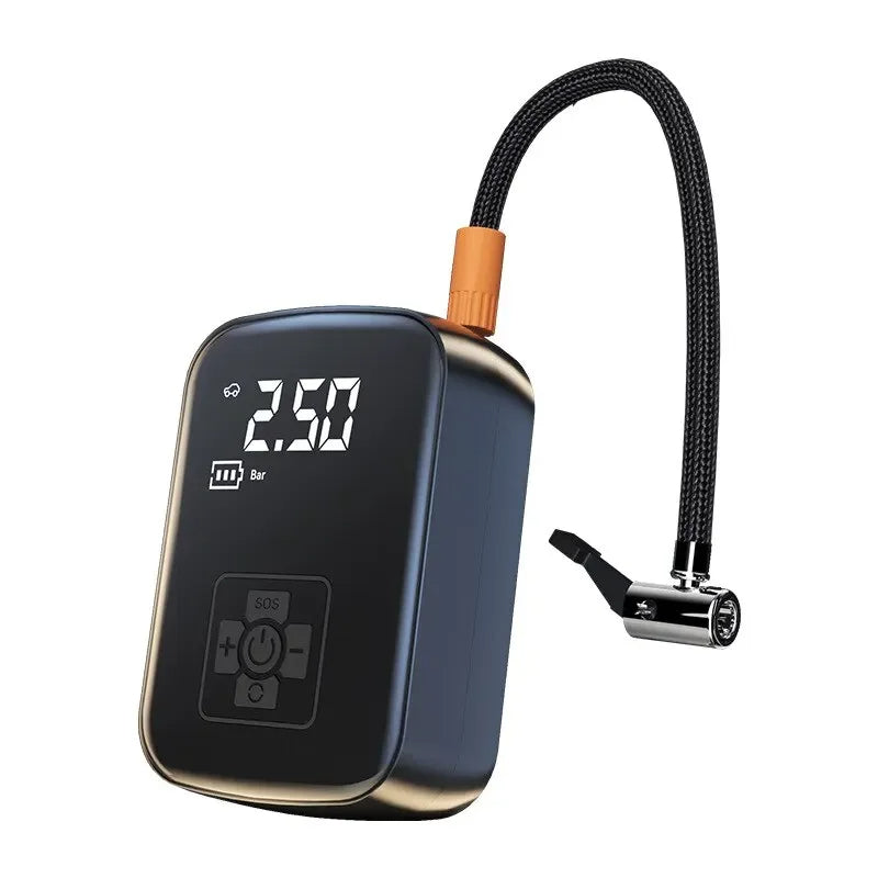 Portable Wireless Air Compressor Tire Pump – Fast Inflation for Cars, Bikes, Motorcycles & Sports Balls