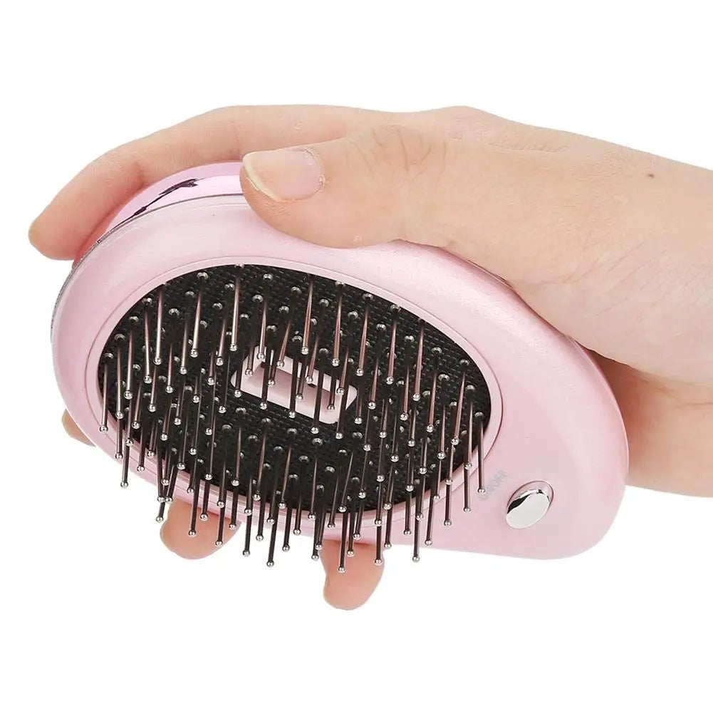 Ionic Electric Hair Brush with Scalp Massage & Anti-Static Technology