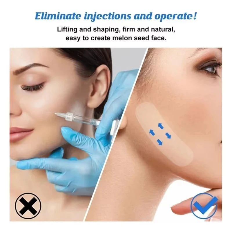 Ultra-Thin Invisible Face Lift Tape – Instant V-Shape Contour & Neck Firming for All Skin Types