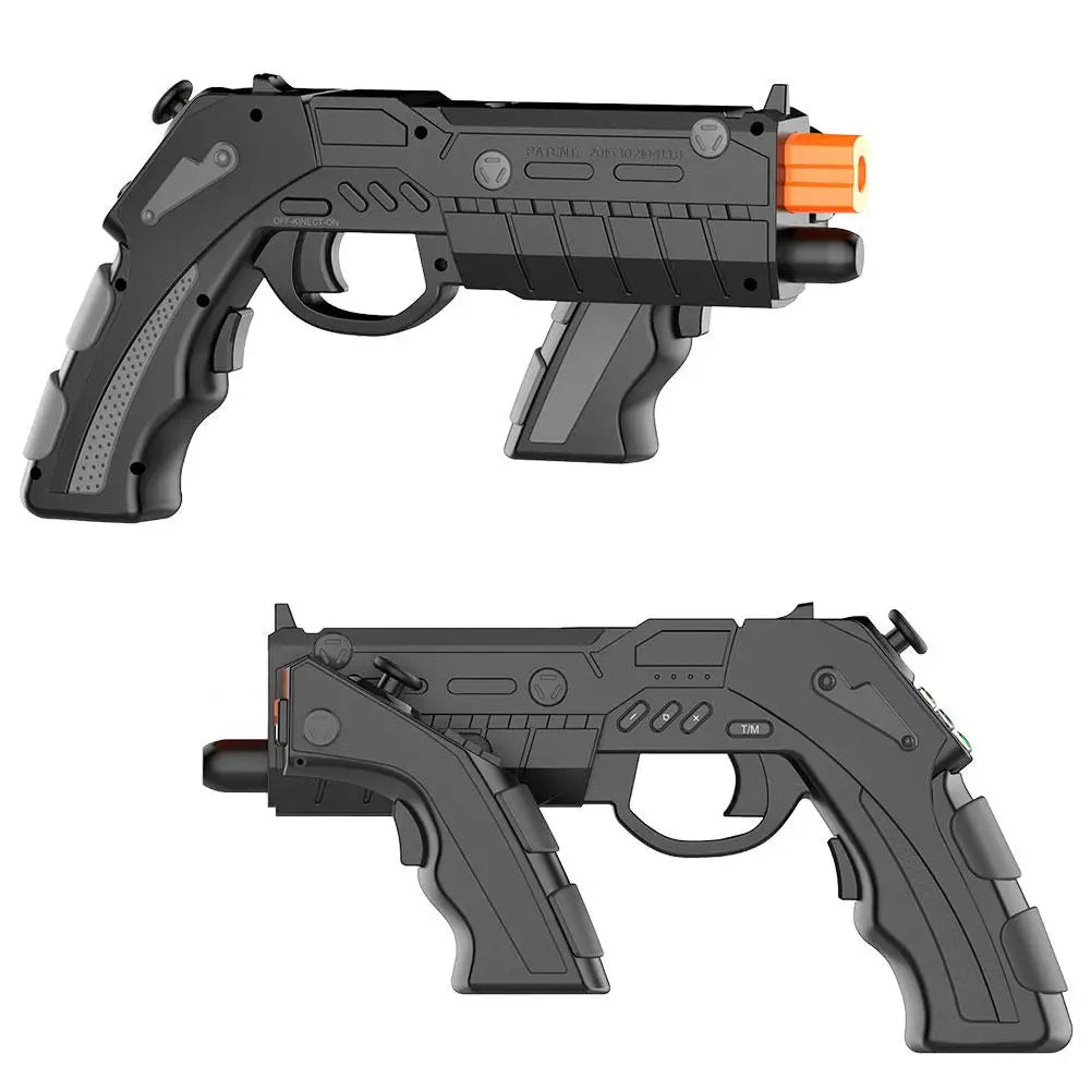 Wireless Bluetooth Gaming Gun Controller – Gyro Aiming, Vibration & Racing Wheel for Mobile, Switch & PC