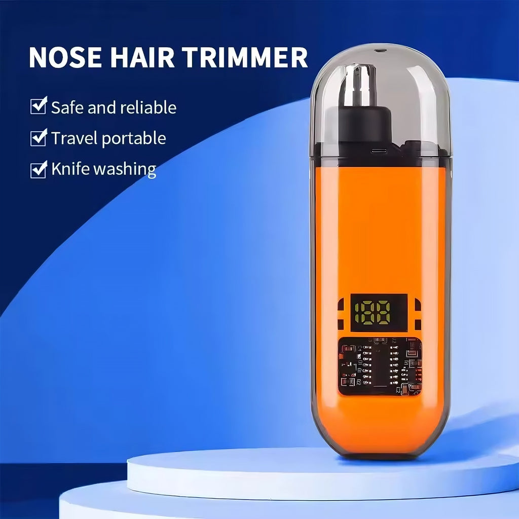 Mini Electric Nose & Ear Hair Trimmer – Painless USB Rechargeable Grooming Tool for Men & Women