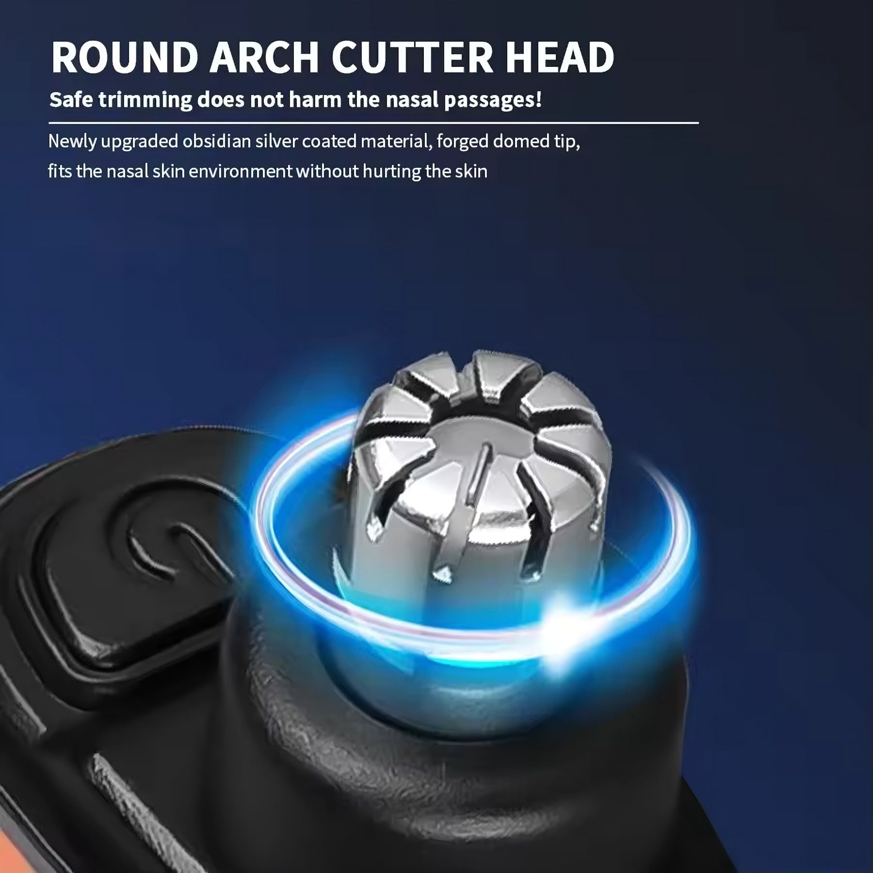 Mini Electric Nose & Ear Hair Trimmer – Painless USB Rechargeable Grooming Tool for Men & Women