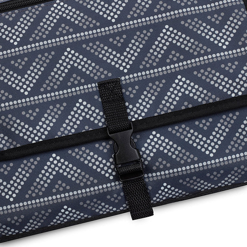 Compact Diaper Changing Kit – Portable Changing Pad with Wipes Case, Diaper Pocket & Stroller Strap