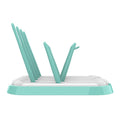 Baby Bottle Drying Rack & Organizer – Dishwasher Safe, Food-Grade Plastic with Drain Board, Cutlery Holder & Lid