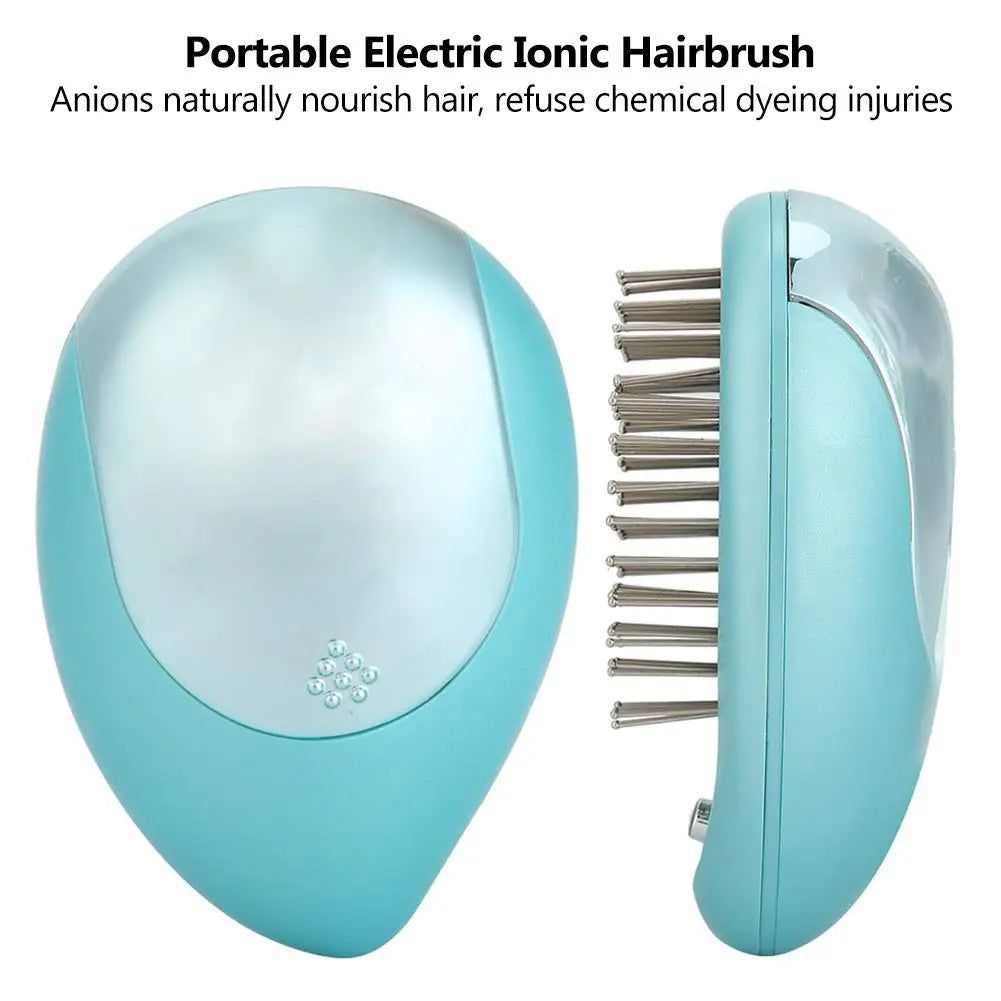 Ionic Electric Hair Brush with Scalp Massage & Anti-Static Technology