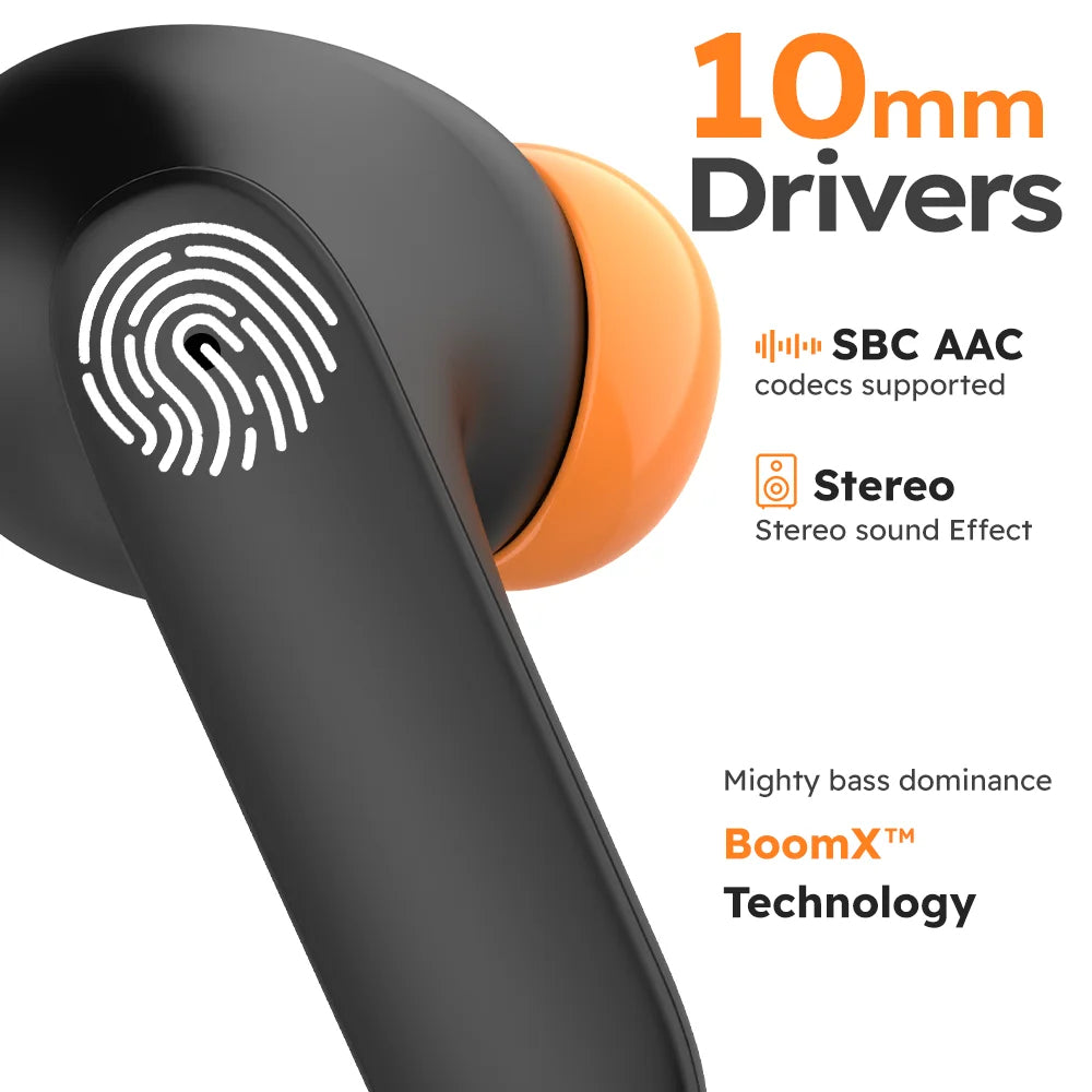 TWS Wireless Earphones – Bluetooth 5.4, ENC Noise Cancelling, 40H Battery & Low Latency Gaming