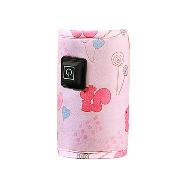 Portable Baby Bottle Warmer for Travel – 3-Level Temperature Control, Compact & Easy to Carry