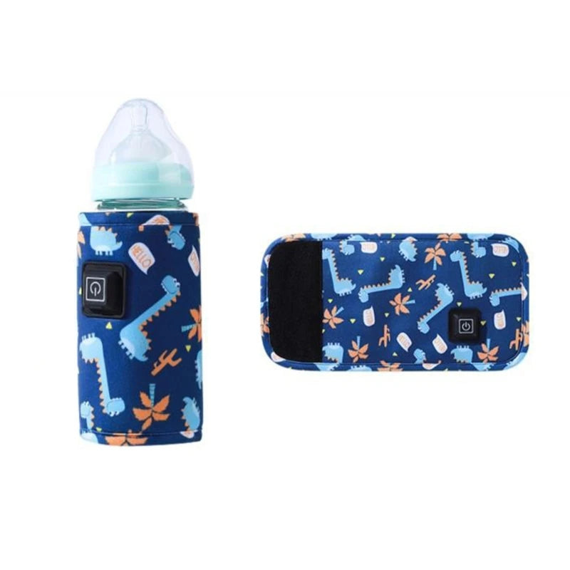 Portable Baby Bottle Warmer for Travel – 3-Level Temperature Control, Compact & Easy to Carry