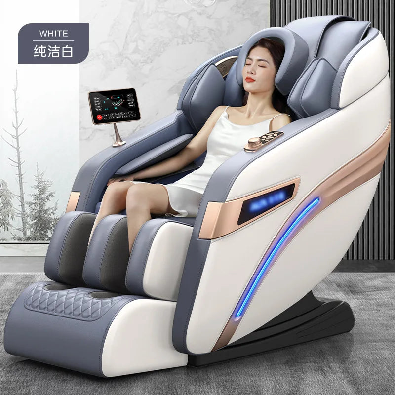 6D Zero Gravity Massage Chair – Dual-Core SL Track, Full Body Shiatsu & Air Pressure Therapy