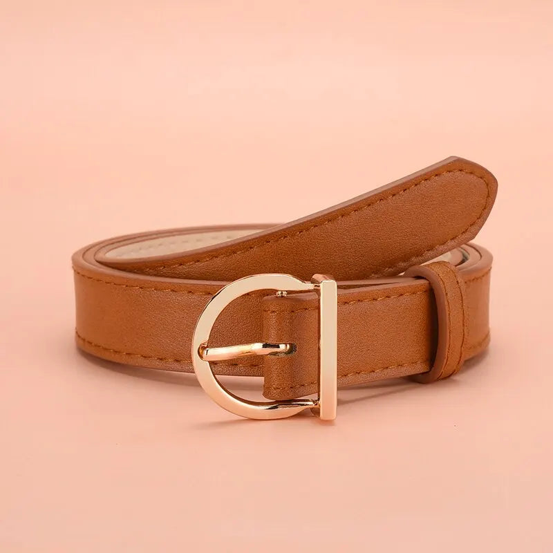 Women's Fashion PU Belt – 2.3" Width