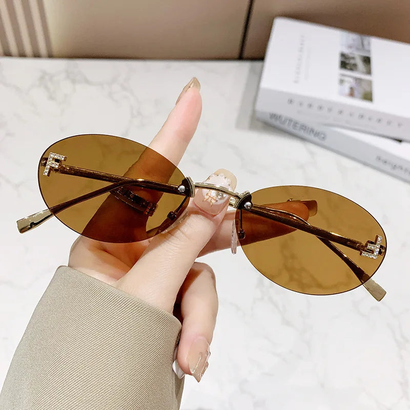 Women's Trendy Circular Sunglasses – Photochromic UV400 Polycarbonate Lenses