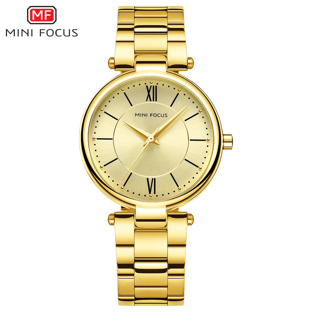 Daniel Gorman Women's Luxury Quartz Watch – 32mm, Water-Resistant, Stainless Steel