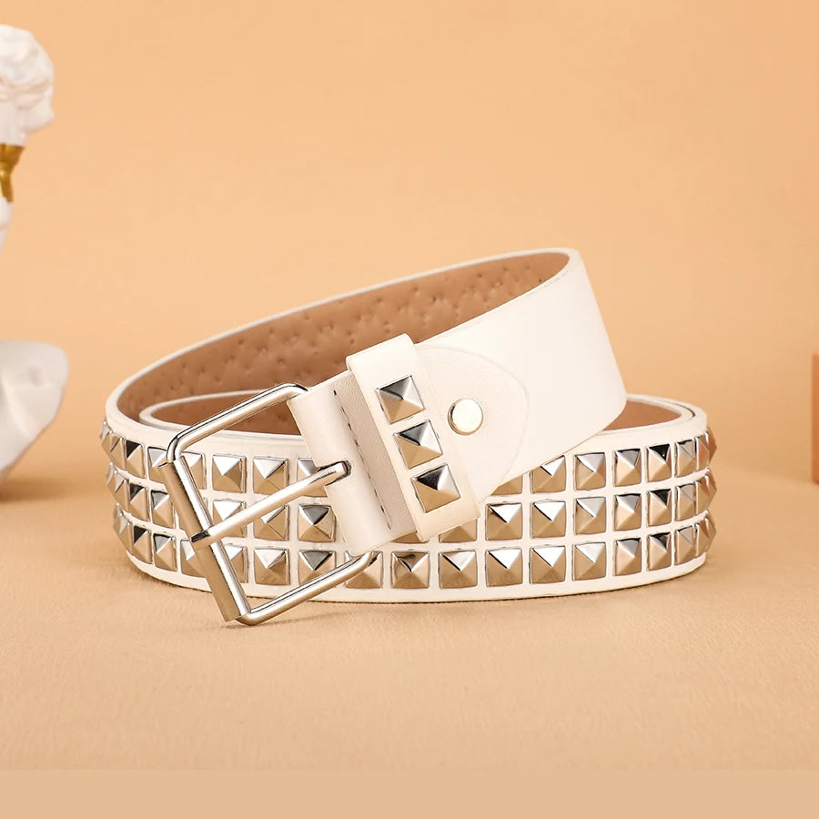 Unisex Fashion PU Belt – 3.8" Width