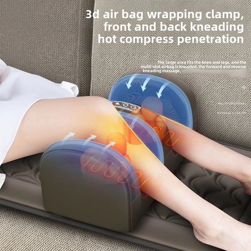 Full Body Electric Massage Mattress – Lumbar Traction, Vibration & Neck-to-Back Relief