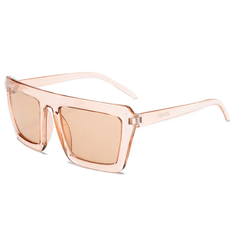 Unisex Trendy Square Sunglasses – Gradient Lenses, Plastic Frame