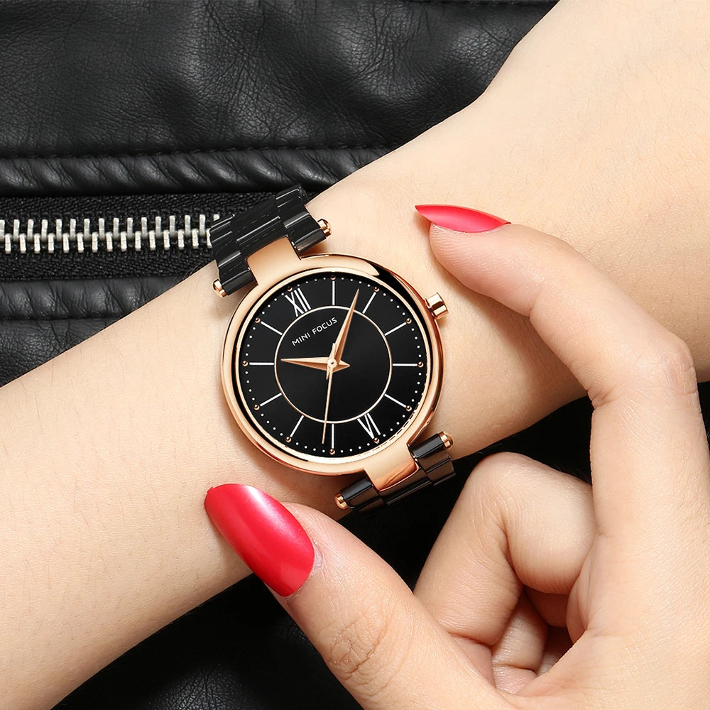 Daniel Gorman Women's Luxury Quartz Watch – 32mm, Water-Resistant, Stainless Steel
