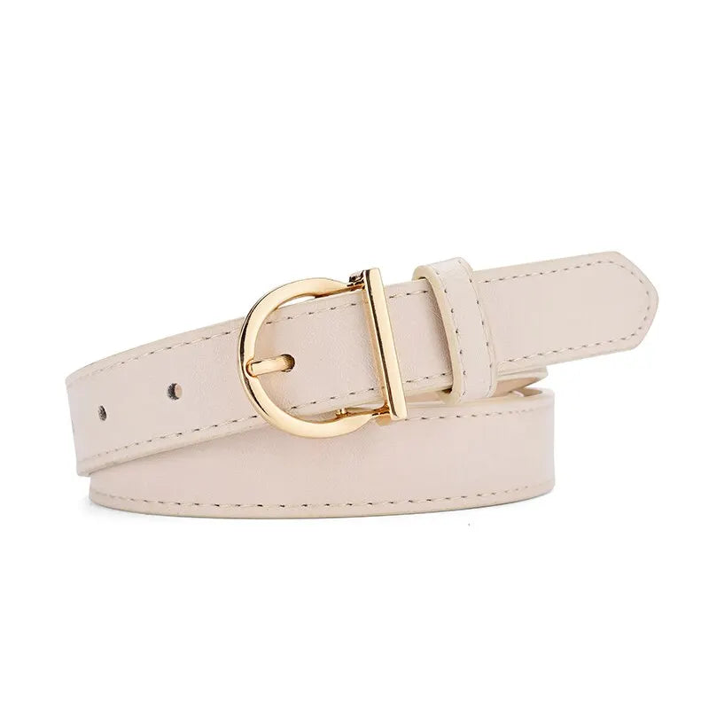Women's Fashion PU Belt – 2.3" Width