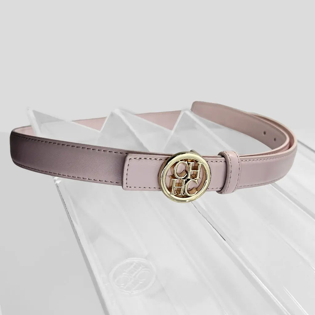Unisex Fashion Letter Pattern PU Belt – 2.3" Width