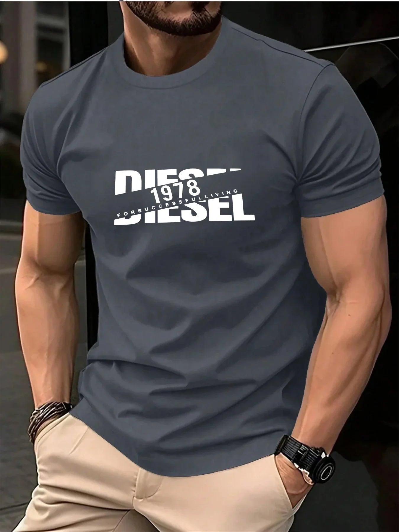 Casual Cotton Short Sleeve Top – Breathable, Lightweight & Wrinkle Free, All Seasons