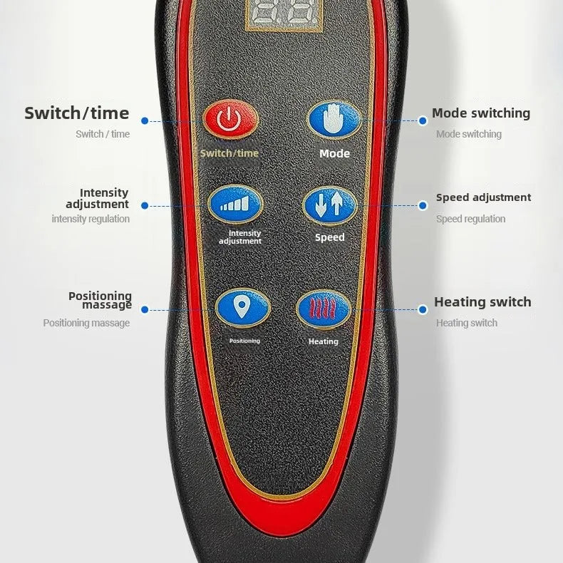 Full Body Electric Massage Mattress – Lumbar Traction, Vibration & Neck-to-Back Relief