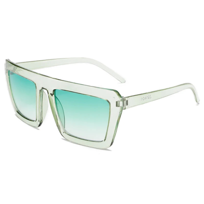 Unisex Trendy Square Sunglasses – Gradient Lenses, Plastic Frame