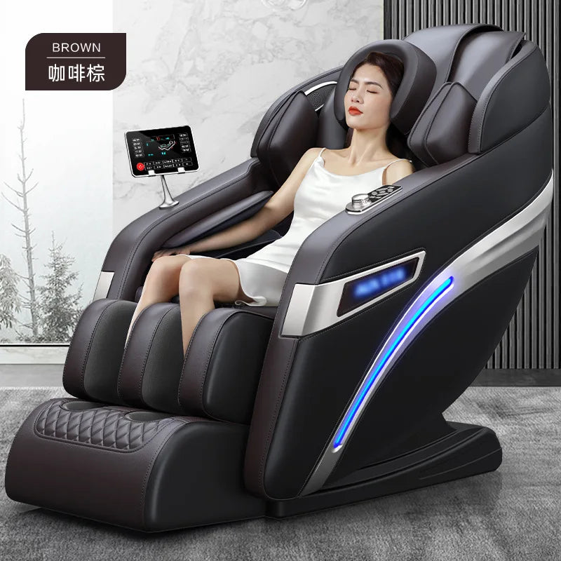 6D Zero Gravity Massage Chair – Dual-Core SL Track, Full Body Shiatsu & Air Pressure Therapy