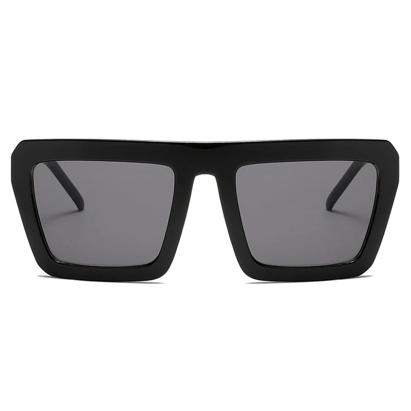 Unisex Trendy Square Sunglasses – Gradient Lenses, Plastic Frame