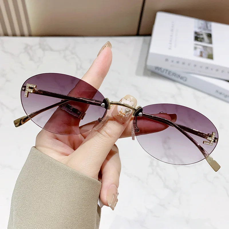 Women's Trendy Circular Sunglasses – Photochromic UV400 Polycarbonate Lenses