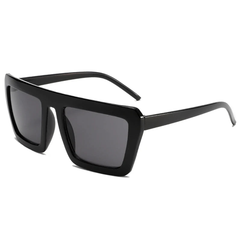 Unisex Trendy Square Sunglasses – Gradient Lenses, Plastic Frame
