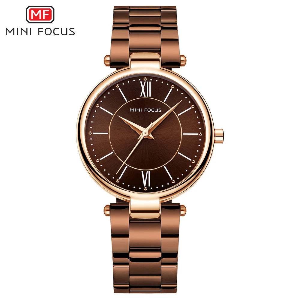 Daniel Gorman Women's Luxury Quartz Watch – 32mm, Water-Resistant, Stainless Steel