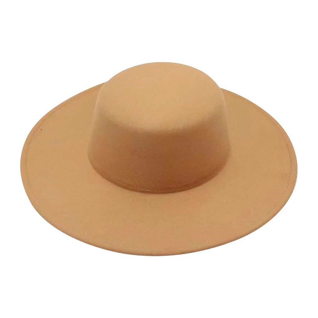 Women's Novelty Winter Jazz Fedora Hat – Fur & Cotton, Flat Top