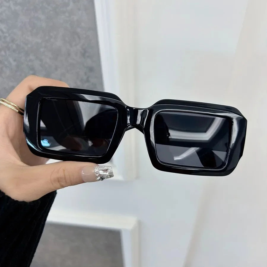 AKLFHNC Women's Rectangle Mirror Sunglasses – Trendy Fashion Eyewear