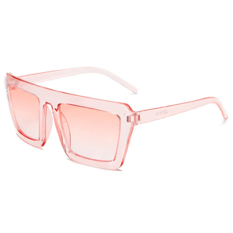 Unisex Trendy Square Sunglasses – Gradient Lenses, Plastic Frame