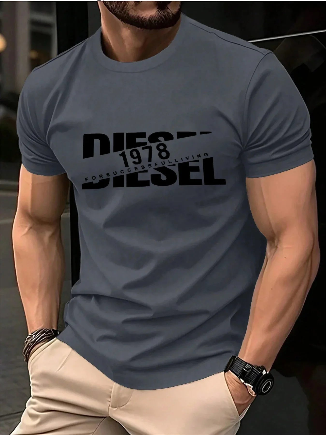 Casual Cotton Short Sleeve Top – Breathable, Lightweight & Wrinkle Free, All Seasons