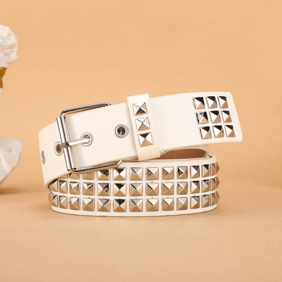 Unisex Fashion PU Belt – 3.8" Width
