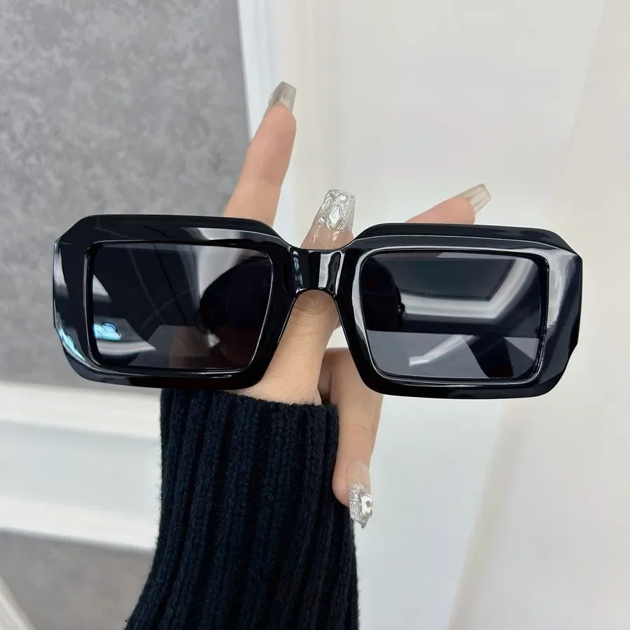 AKLFHNC Women's Rectangle Mirror Sunglasses – Trendy Fashion Eyewear