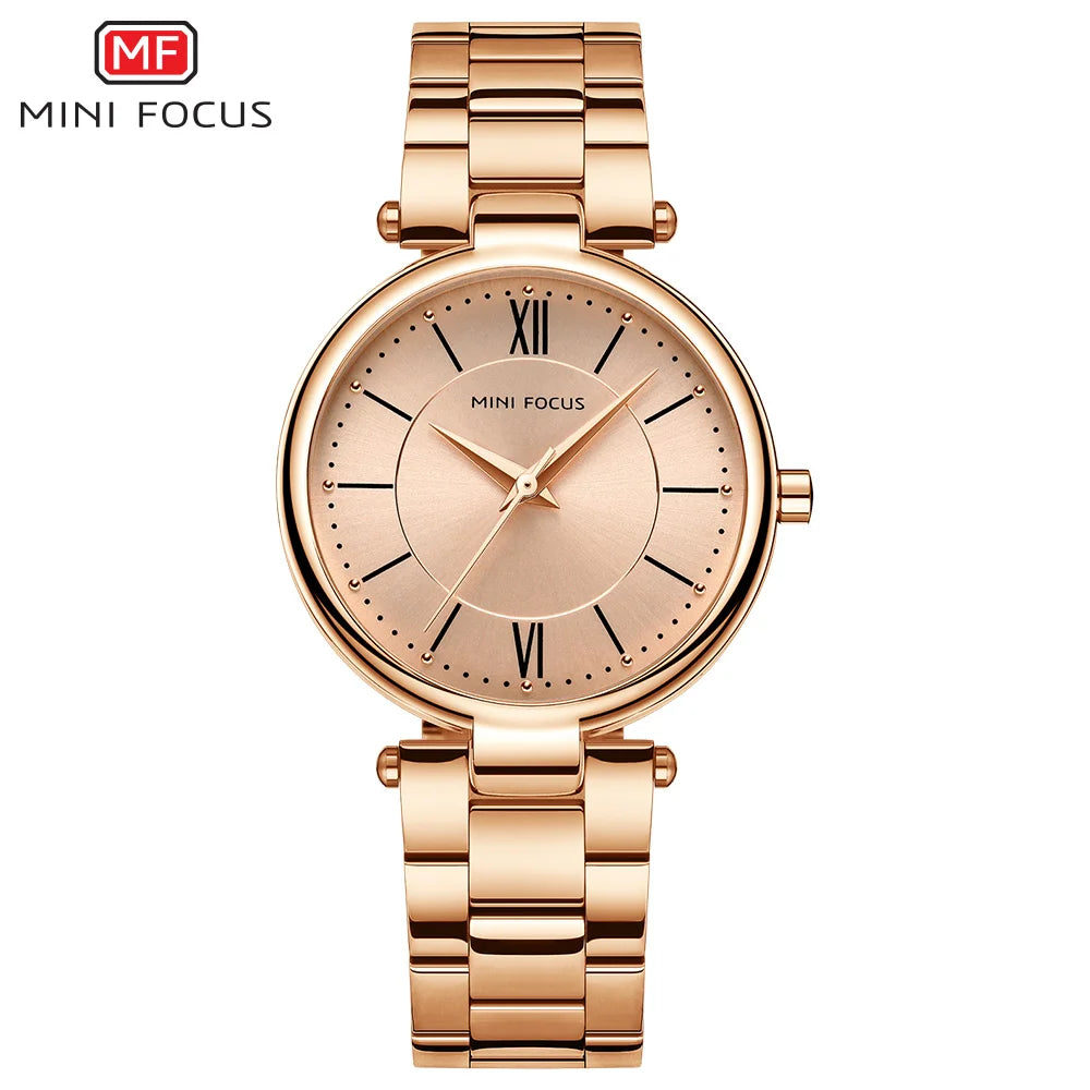 Daniel Gorman Women's Luxury Quartz Watch – 32mm, Water-Resistant, Stainless Steel