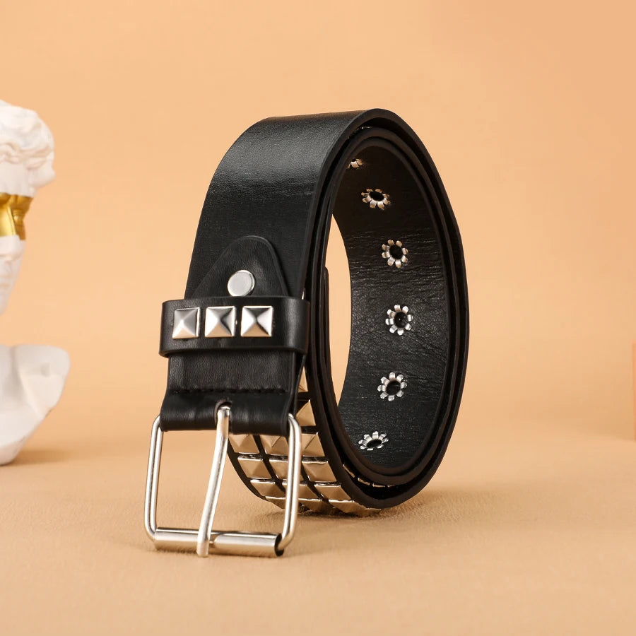 Unisex Fashion PU Belt – 3.8" Width