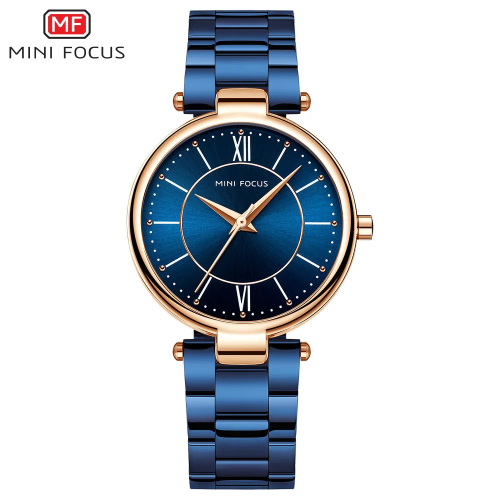 Daniel Gorman Women's Luxury Quartz Watch – 32mm, Water-Resistant, Stainless Steel