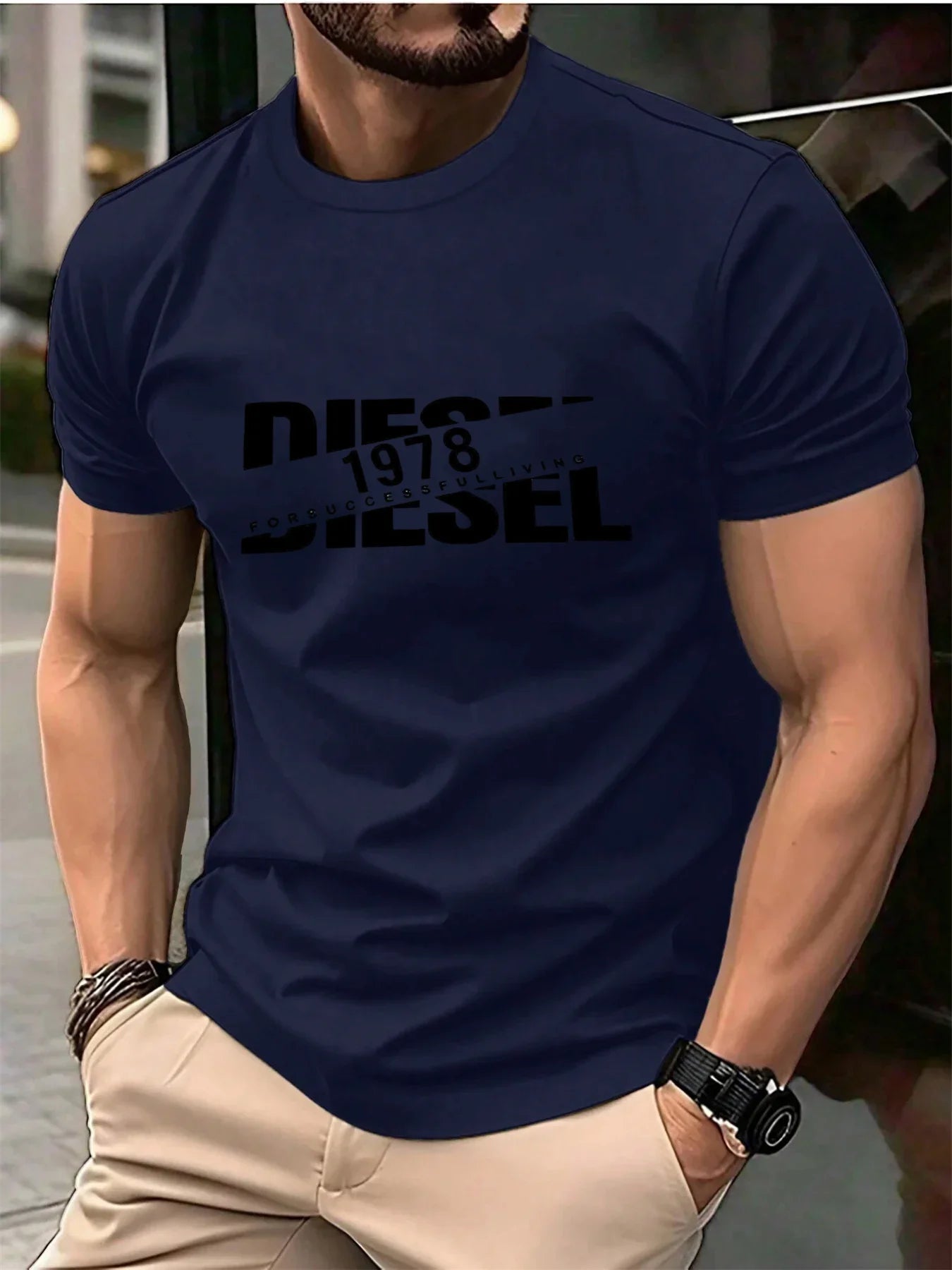 Casual Cotton Short Sleeve Top – Breathable, Lightweight & Wrinkle Free, All Seasons