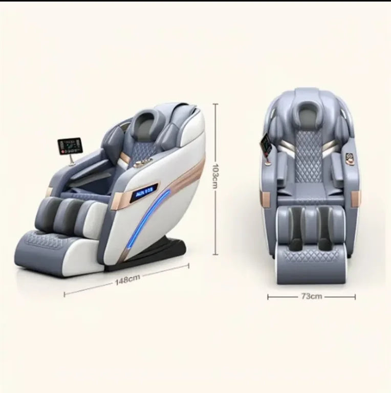 6D Zero Gravity Massage Chair – Dual-Core SL Track, Full Body Shiatsu & Air Pressure Therapy