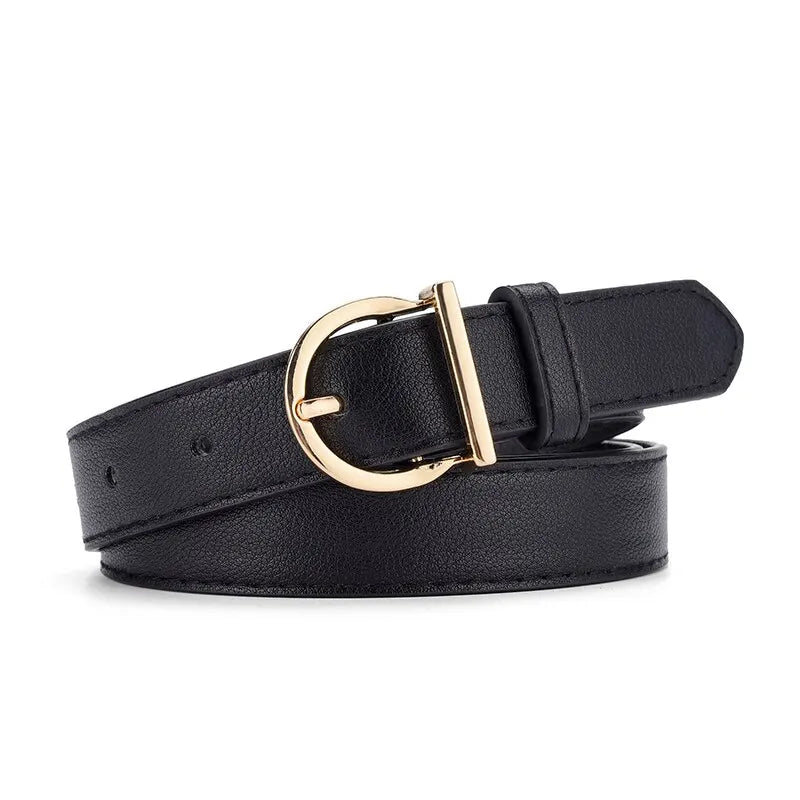 Women's Fashion PU Belt – 2.3" Width